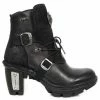 Women's High Boots NEW ROCK - ITALI NEGRO, DRAMA ANTE NEGRO