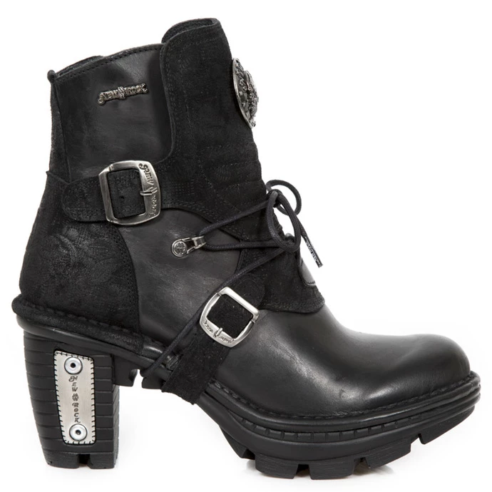 Women's High Boots NEW ROCK - ITALI NEGRO, DRAMA ANTE NEGRO 1 Women's High Boots NEW ROCK - ITALI NEGRO, DRAMA ANTE NEGRO