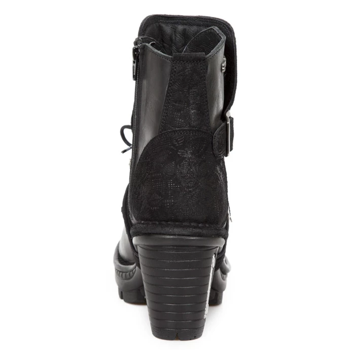 Women's High Boots NEW ROCK - ITALI NEGRO, DRAMA ANTE NEGRO 5 Women's High Boots NEW ROCK - ITALI NEGRO, DRAMA ANTE NEGRO - Image 5