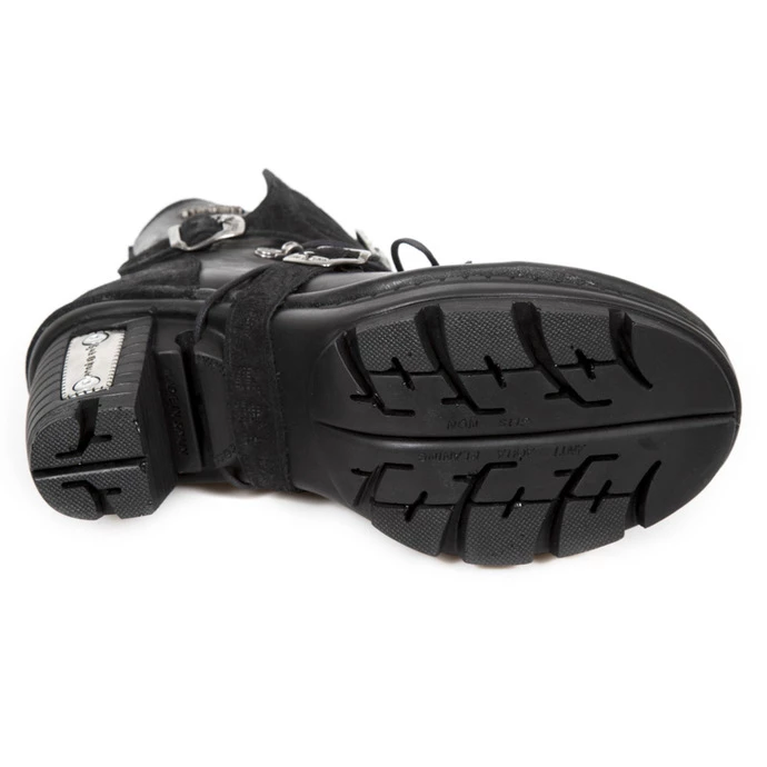 Women's High Boots NEW ROCK - ITALI NEGRO, DRAMA ANTE NEGRO 6 Women's High Boots NEW ROCK - ITALI NEGRO, DRAMA ANTE NEGRO - Image 6