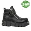 Boots NEW ROCK - VEGAN NEGRO VEGAN, VEGAN NEGRO