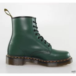 Boots DR. MARTENS - 8 Eye - 1460 - GREEN SMOOTH - DM10072310,DM11822207 - DAMAGED -women Shoes Shop 122798 85167 3
