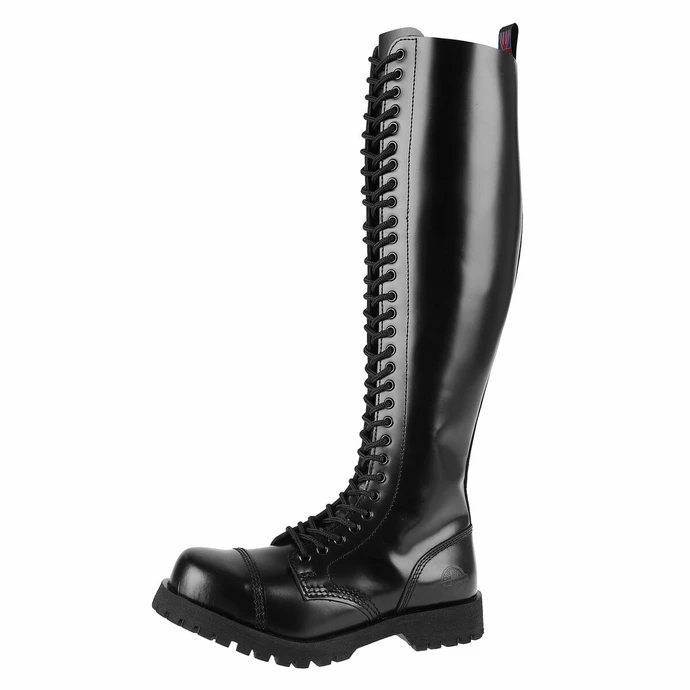 Boots NEVERMIND - 30-eyelet - BLACK POLIDO 1 Boots NEVERMIND - 30-eyelet - BLACK POLIDO