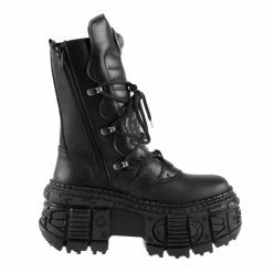 NEW ROCK - ITALI NEGRO, NOMADA NEGRO, TANK Boots -women Shoes Shop 128643 dws003