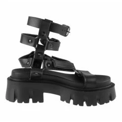 Women's Sandals ALTERCORE - Altercore Lazza - Vegan Black -women Shoes Shop 130053 sa005