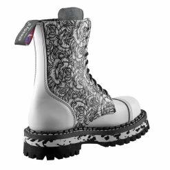 Boots STEADY´S - 10 Eyelet - White Rose -women Shoes Shop 198416 12