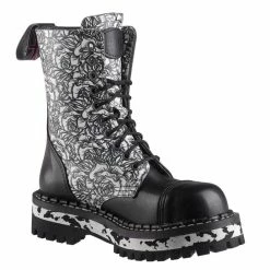 Boots STEADY´S - 10 Eyelet - Black Rose 11 Boots STEADY´S - 10 Eyelet - Black Rose -women Shoes Shop 198417 11