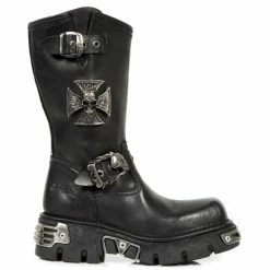 Knee High Boots NEW ROCK - ITALI REACTOR NEGRO TOBERAS