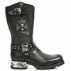 Shoes NEW ROCK - ITALI ANTIQUE MOTOROCK T.ACERO
