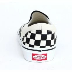 Shoes VANS - Classic Slip He - Black And White Checker - White -women Shoes Shop 57612 6