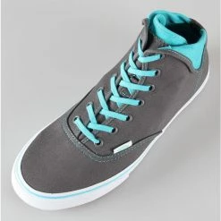 Shoes VANS - U Authentic Hi 2 - Pewter / Scuba Blue -women Shoes Shop 69830 5