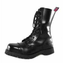 Shoes NEVERMIND - 10 Pinhole - Black Polido