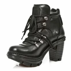 Boots NEW ROCK - Italian Black - Nomad - Goma -women Shoes Shop 85645 4