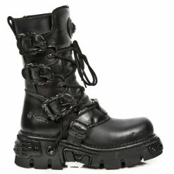 Shoes NEW ROCK - ITALIAN BLACK - OXIDE MILI