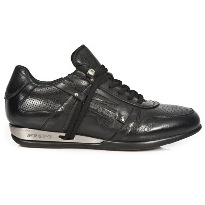 Shoes NEW ROCK - NOMADA NEGRO, HYBRID NEGRO/ACERO 1 Shoes NEW ROCK - NOMADA NEGRO, HYBRID NEGRO/ACERO