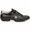 Shoes NEW ROCK - ITALI NEGRO, BOX PLANE