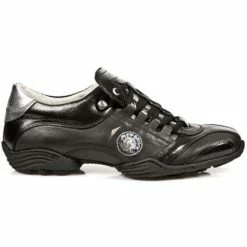 Shoes NEW ROCK - ITALI NEGRO, BOX PLANE