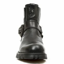 Boots NEW ROCK - ITALI MOTORCYCLE NEGRO -women Shoes Shop 91823 5