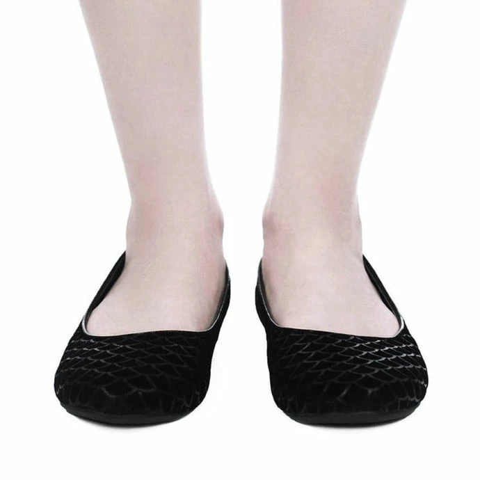 Women's Shoes (ballerinas) KILLSTAR - Cursula - BLACK 2 Women's Shoes (ballerinas) KILLSTAR - Cursula - BLACK - Image 2