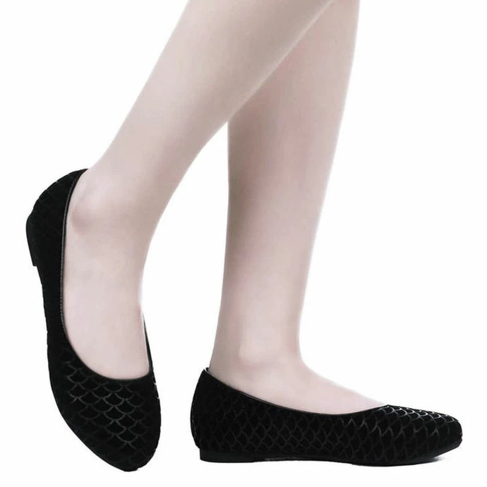 Women's Shoes (ballerinas) KILLSTAR - Cursula - BLACK 4 Women's Shoes (ballerinas) KILLSTAR - Cursula - BLACK - Image 4