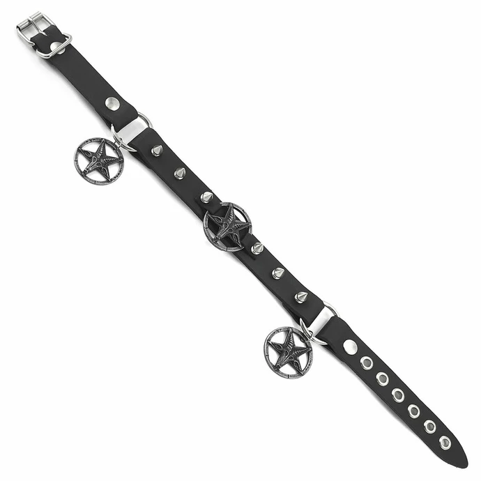 Collar Triple Baphomet Cult Boot Strap 3 Collar Triple Baphomet Cult Boot Strap - Image 3