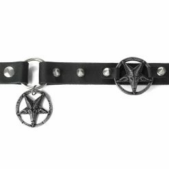 Collar Triple Baphomet Cult Boot Strap 7 Collar Triple Baphomet Cult Boot Strap -women Shoes Shop LSF3 10 e