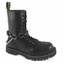 Shoe Harness Pentagram Rings Boot Strap