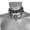Collar Around The Neck (shoe Harness) THE DEVIL'S KISS PENTAGRAM- LSF3 26