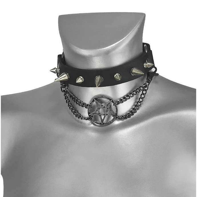 Collar Around The Neck (shoe Harness) THE DEVIL'S KISS PENTAGRAM- LSF3 26 1 Collar Around The Neck (shoe Harness) THE DEVIL'S KISS PENTAGRAM- LSF3 26