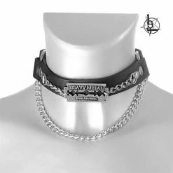 Collar/ Choker (shoe Harness) Razor Blade