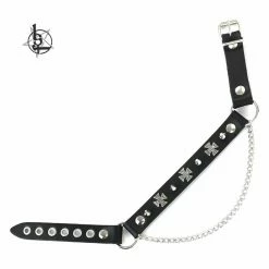Collar/ Choker (shoe Harness) Cross - Black Kiss -women Shoes Shop LSF3 34 c