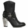 Women's Boots NEW ROCK - BUFALO WILD NEGRO - PITONE NEGRO