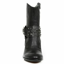 Women's Boots NEW ROCK - BUFALO WILD NEGRO - PITONE NEGRO -women Shoes Shop M.7988 C19 3