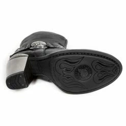 Women's Boots NEW ROCK - BUFALO WILD NEGRO - PITONE NEGRO -women Shoes Shop M.7988 C19 6