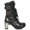 Women's Boots NEW ROCK - ITALI NEGRO, NOMADA NEGRO