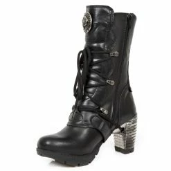 Women's Boots NEW ROCK - ITALI NEGRO, NOMADA NEGRO -women Shoes Shop M.TR099 C1 3
