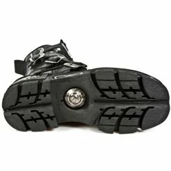 Boots NEW ROCK - ITALI NEGRO, CHAROL STUCO LILA -women Shoes Shop M 107 S4 6