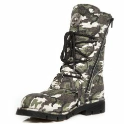 Boots NEW ROCK - VINTAGE FLOWER CAMUFLAGE -women Shoes Shop M 1473 S36 4