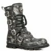 Boots NEW ROCK - VINTAGE RASPADO NEGRO