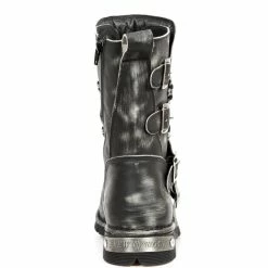Boots NEW ROCK - VINTAGE RASPADO NEGRO -women Shoes Shop M 1473 S47 5