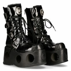 Boots NEW ROCK - CRUST NEGRO