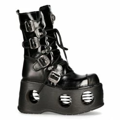 Boots NEW ROCK - CRUST NEGRO -women Shoes Shop M 313 S5 1