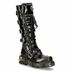 Boots NEW ROCK - CRUST NEGRO -women Shoes Shop M 314 S6 2