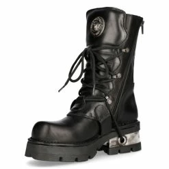 Boots NEW ROCK - ITALI Y NOMADA NEGRO -women Shoes Shop M 373 S1 4
