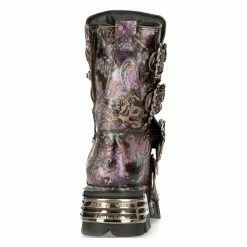 Shoes NEW ROCK - VINTAGE FLOWER LILA -women Shoes Shop M 391 S5 5