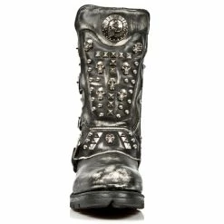 Leather Boots Unisex - NEW ROCK -women Shoes Shop M MR019 S2 3