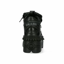 Shoes NEW ROCK - BLACK CRUST, BLACK NAME -women Shoes Shop M WALL106 S13 5