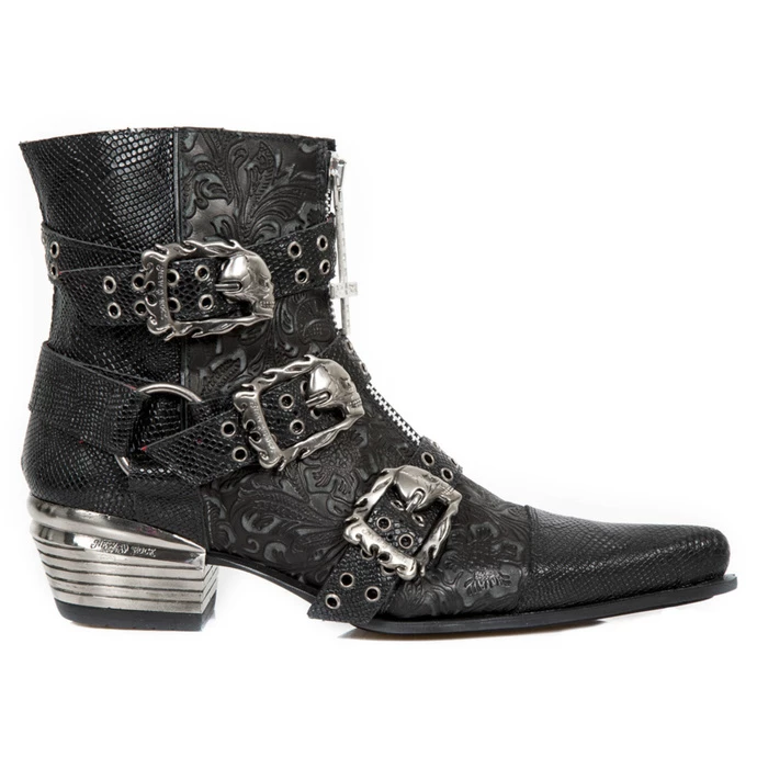 Boots NEW ROCK - PITONE NEGRO 2 Boots NEW ROCK - PITONE NEGRO - Image 2