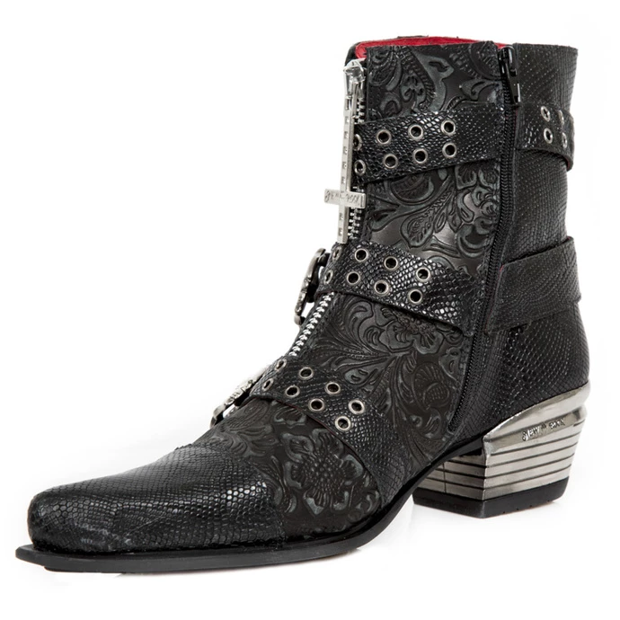 Boots NEW ROCK - PITONE NEGRO 4 Boots NEW ROCK - PITONE NEGRO - Image 4