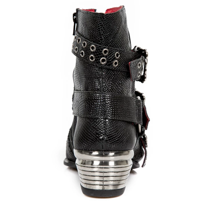 Boots NEW ROCK - PITONE NEGRO 5 Boots NEW ROCK - PITONE NEGRO - Image 5